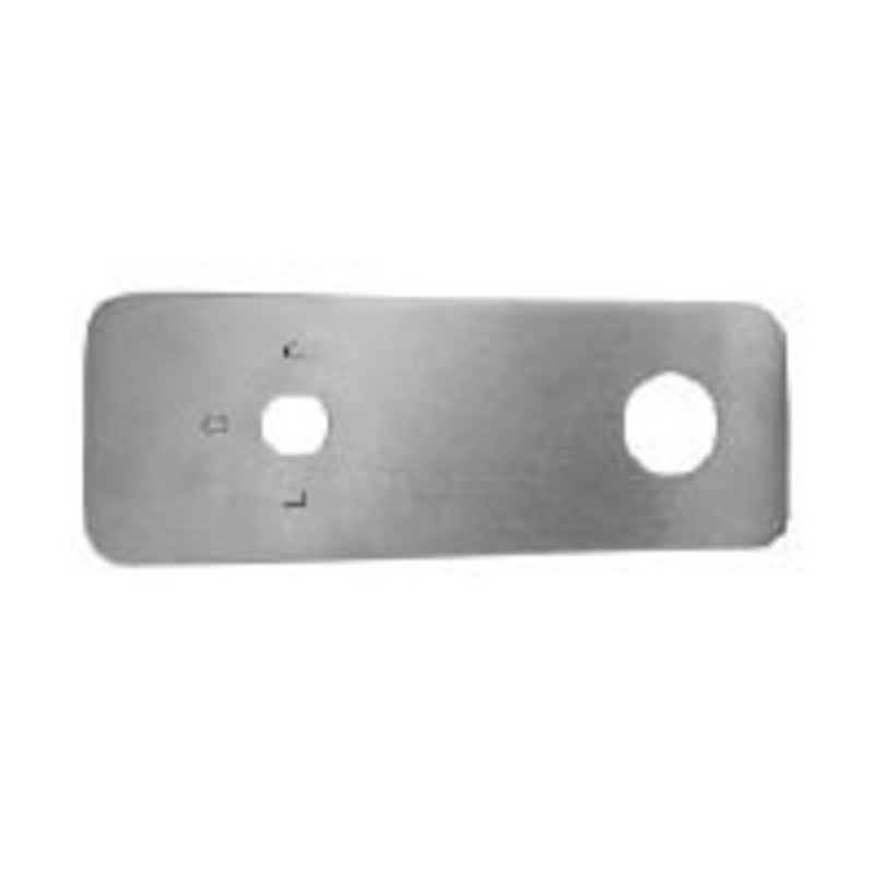 Simplex 801278-05-01 Unified Trim Plate 8100 Series without Deadbolt in Antique Brass