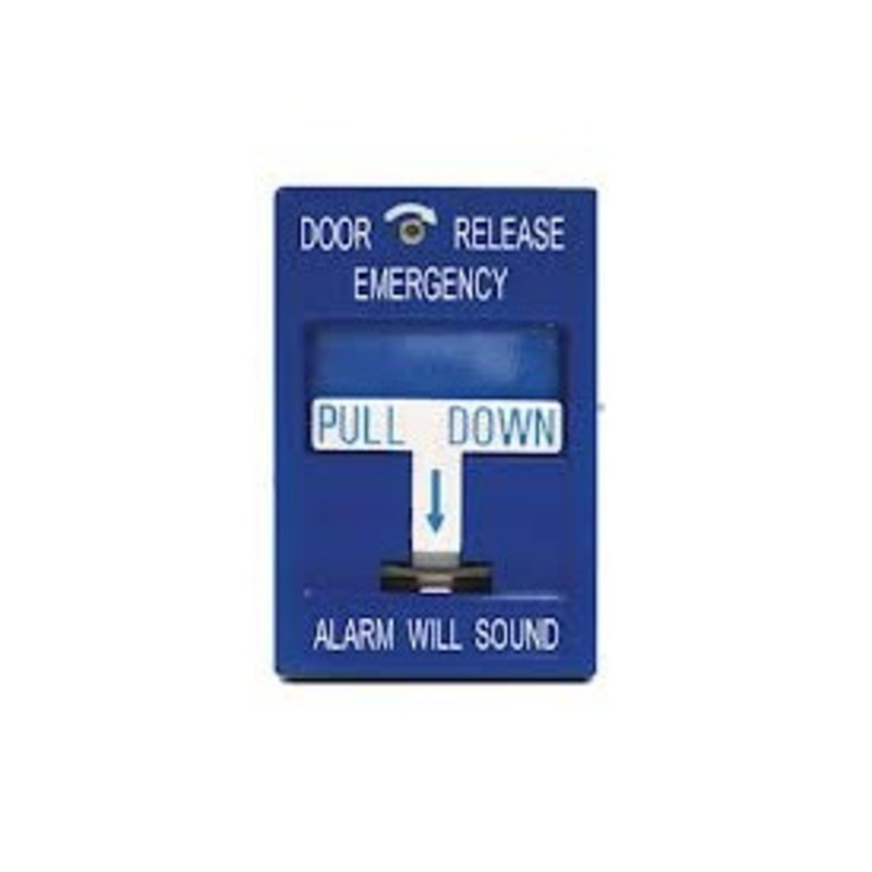 Security Door Controls SDC 492 Emergency Door Release Pull Station w/ Siren