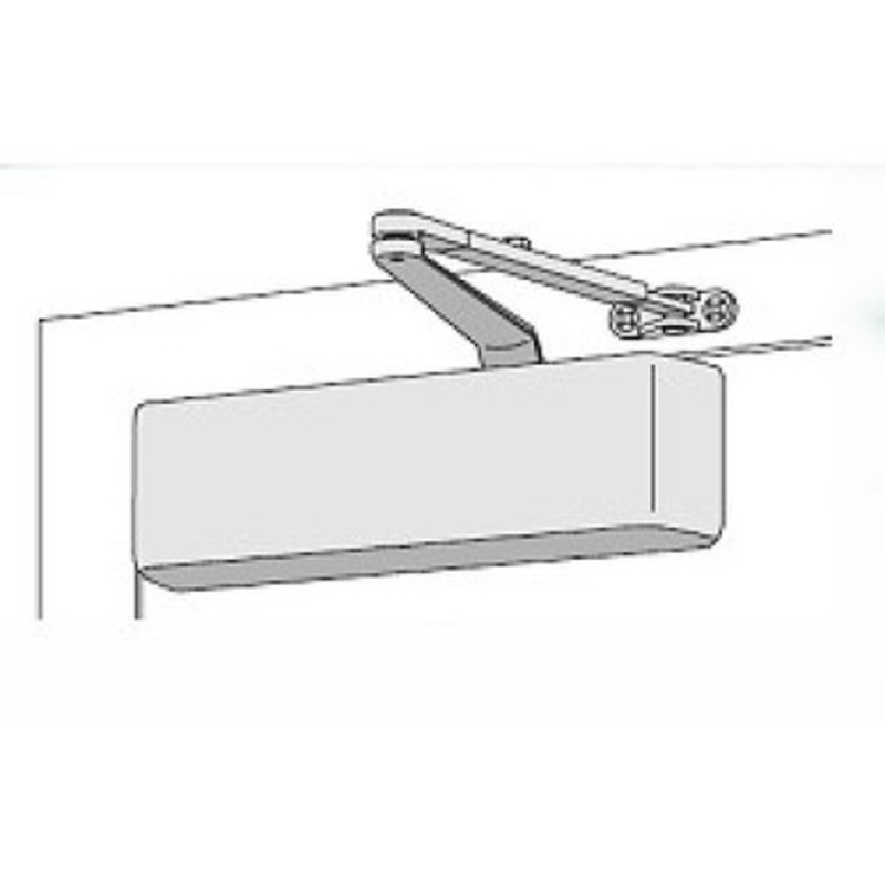 4040xp Series Surface Closer #4040XP-EDA LH LTBRZ MC  LCN
