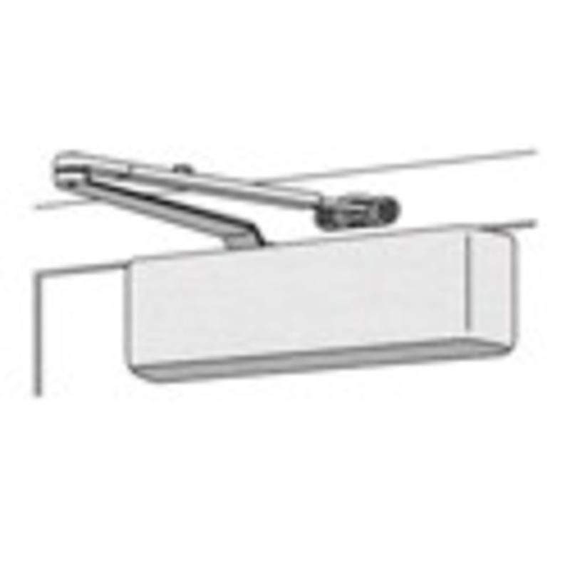 LCN 4040XP-REG W/62A RH BRASS MC  Metal Cover