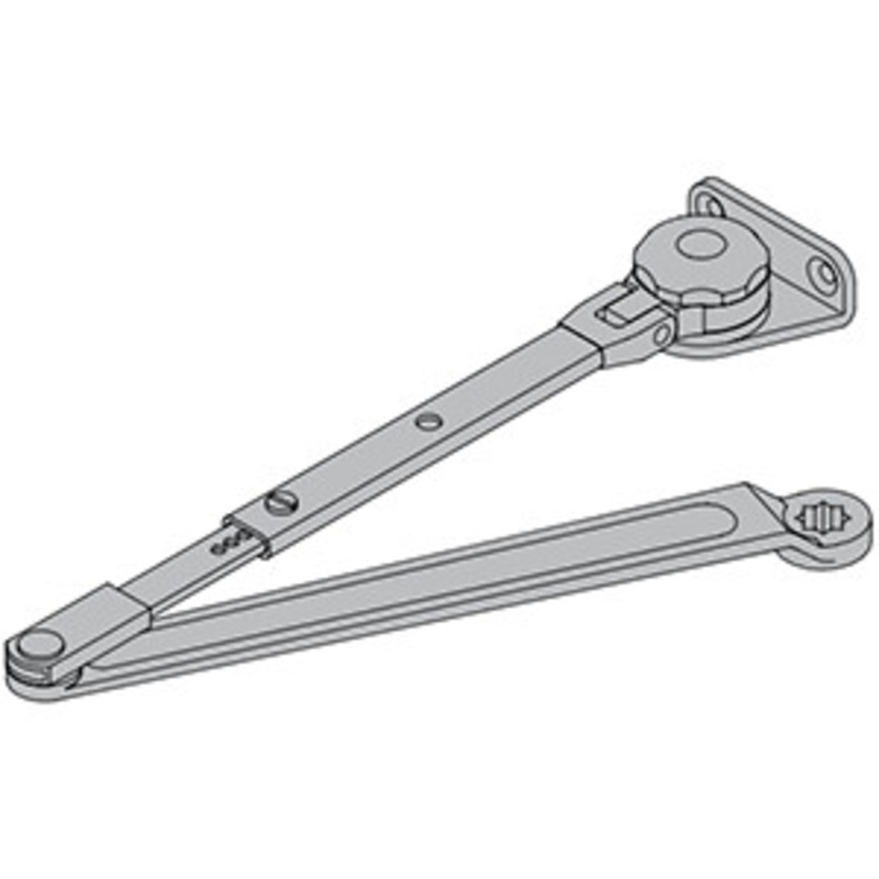 LCN 1460-3049-US26D Surface Mount Door Closer part Regular Hold Open Arm in Satin Chrome Finish