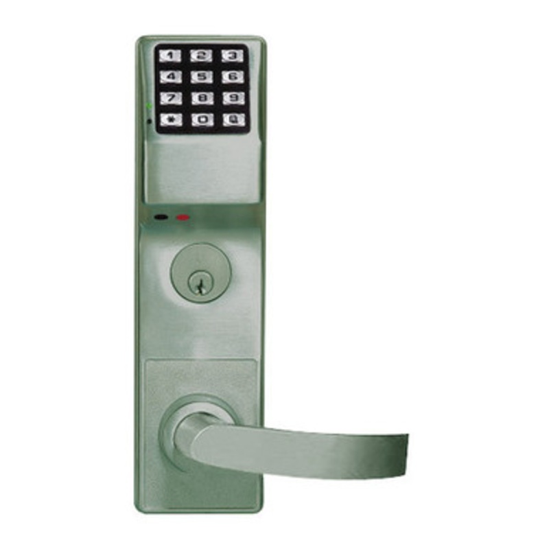 Alarm Lock DL4575DBR-US26D Trilogy Series Digital Mortise Privacy Keyless Pin Lock Regal Leverset in Satin Chrome