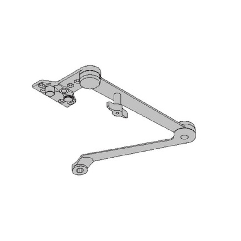 LCN 1460-3049CNS-BRASS Surface Mount Door Closer part Hold Open Cush N Stop Arm in Brass Finish