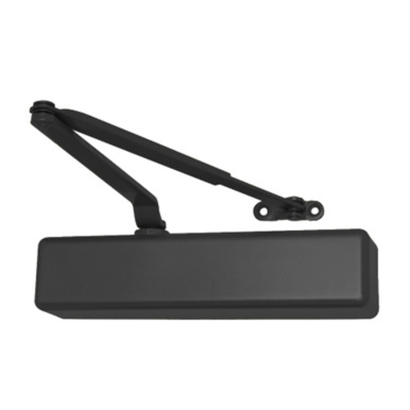 LCN 1461-H-W-PA-BLK-DEL Surface Mount Door Closer Hold Open Arm part Parallel Arm Shoe in Black Delayed Finish