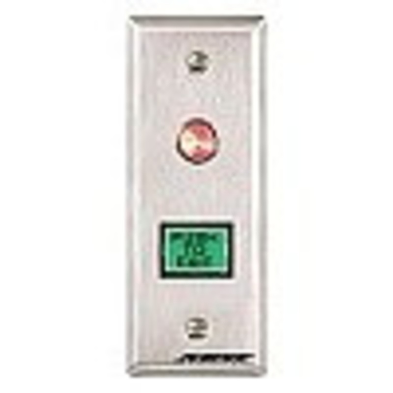 Securitron Securitron PB3EN Momentary Illuminated Rectangle Narrow Stile Push Button