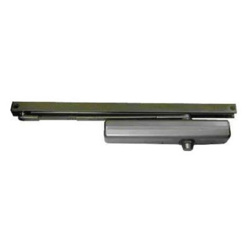 LCN 1461T-STD-STAT-DS Surface Standard Universal Single Lever Track Door Closer Arm in Statuary Designer Series Finish