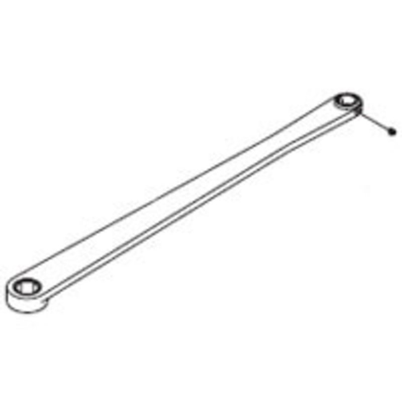LCN 4040XPT-3077T 689 Standard Track Arm, Aluminum Painted Finish