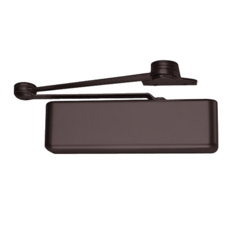 LCN 4111-SCUSH-LH-DKBRZ-MC Smoothee Door Closer part Spring Cush Arm in Dark Bronze Metal Cover Finish