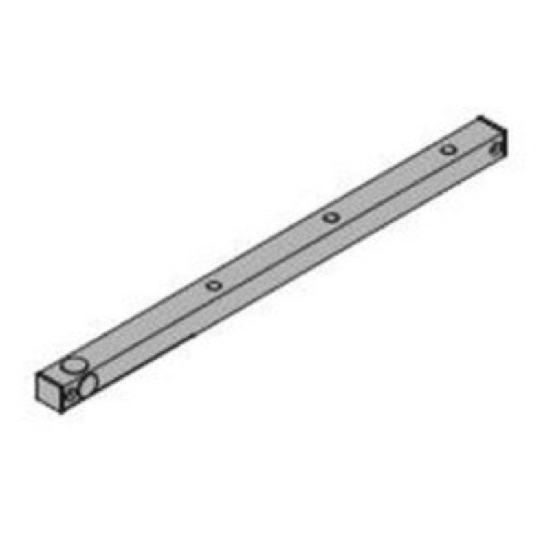 LCN 2030-SPL-3038-AL 2030 Series Track ONLY Low Profile P-1224 in Aluminum Finish