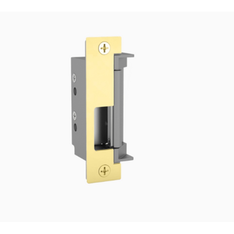 HES 4500C-605-LBM Grade 1 Electric Strike, Fail Safe/Fail Secure, 12/24 VDC, Low Profile, Fire Rated, Latchbolt Monitor, Bright Brass