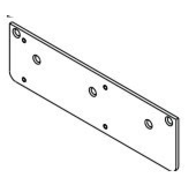 LCN 4510-18 695 Drop Plate, Narrow Top Rail or Flush Ceiling, Dark Bronze
