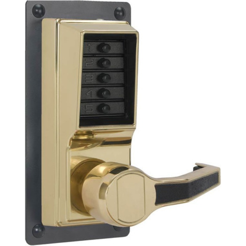 Simplex LRP1010-03-41 Exit Trim Lever in Bright Brass