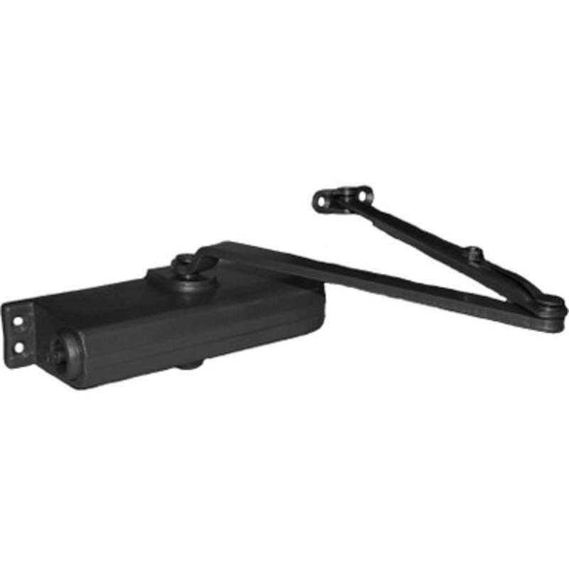 LCN 1261-EDA-BLK Mount Door Closer Extra Duty Arm in Black Finish