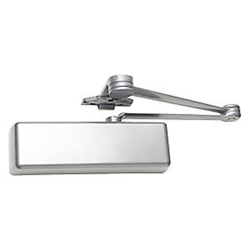 LCN 4111-SHCUSH-RH-US26D-DEL Smoothee Door Closer part Spring Hold Open Cush Arm in Satin Chrome Delayed Finish