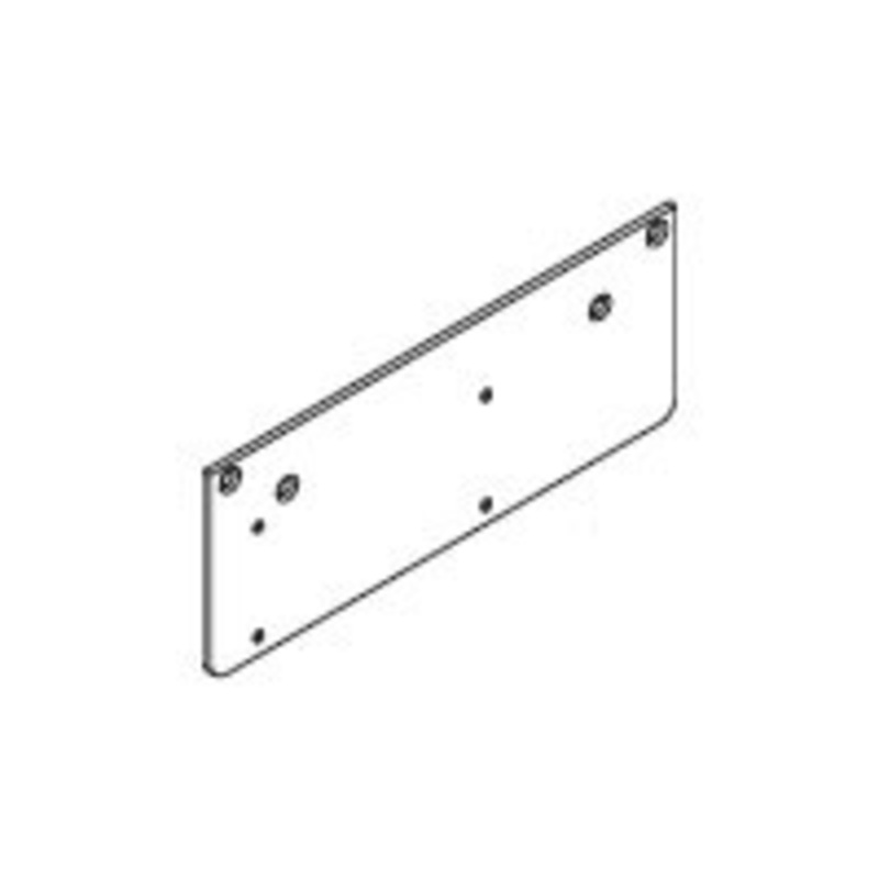 LCN 1460-18DS-AL Surface Mount Door Closer part Drop Plate For Designer Cover in Aluminum Finish