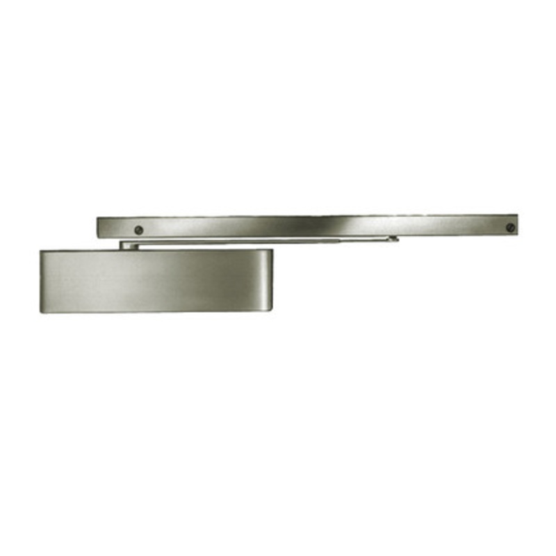 LCN 4040SE-STD-MC-24V-RH-DKBRZ Surface Mount Door Closer with Sentronic Holder and Closer Metal Cover 24V in Dark Bronze Finish
