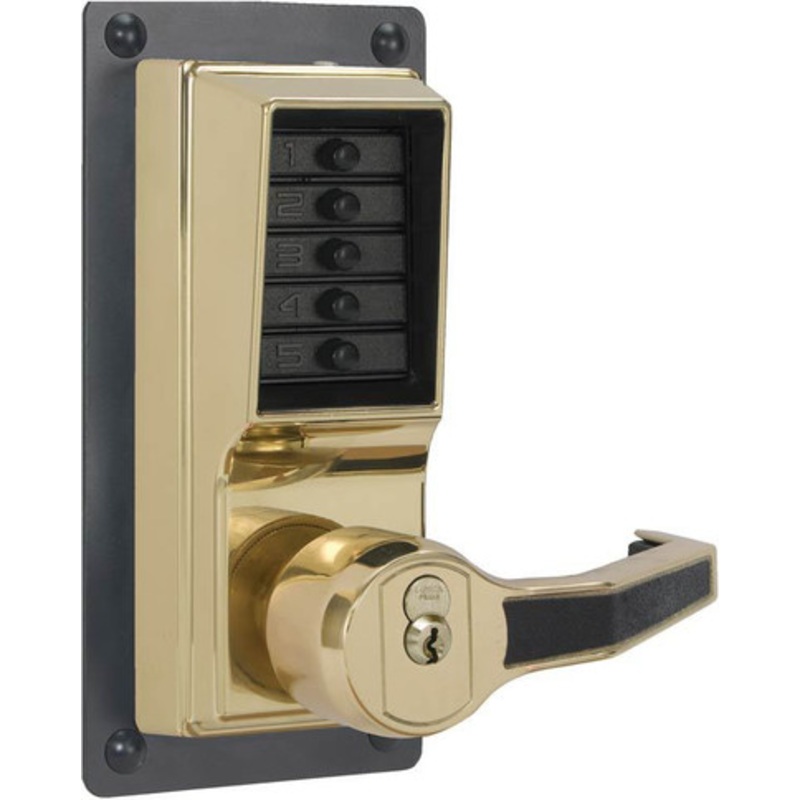 Simplex LRP1020B-03-41 Exit Trim Lever with Best SFIC Key Override option in Bright Brass