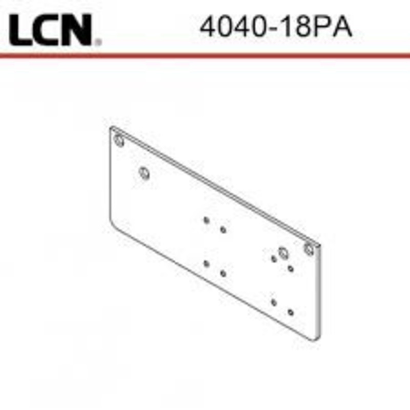 Drop Plate, Parallel Arm #4040XP-18PA US10B  LCN