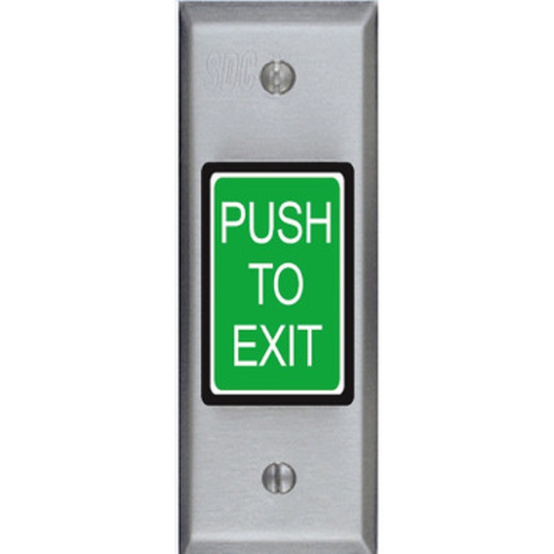 Security Door Controls SDC 412NU Narrow Frame 2 Exit Switch