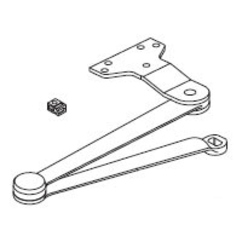 LCN 4110-3077CNS LH BRASS 4110 Ser Cush Arm Lh Brass