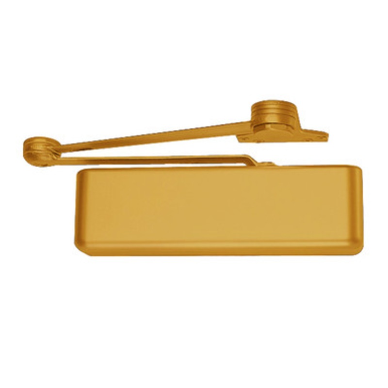 LCN 4111-SCUSH-LH-BRASS Smoothee Door Closer part Spring Cush Arm in Brass Finish