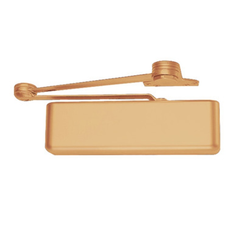 LCN 4111-SCUSH-LH-US4 Smoothee Door Closer part Spring Cush Arm in Satin Brass Finish