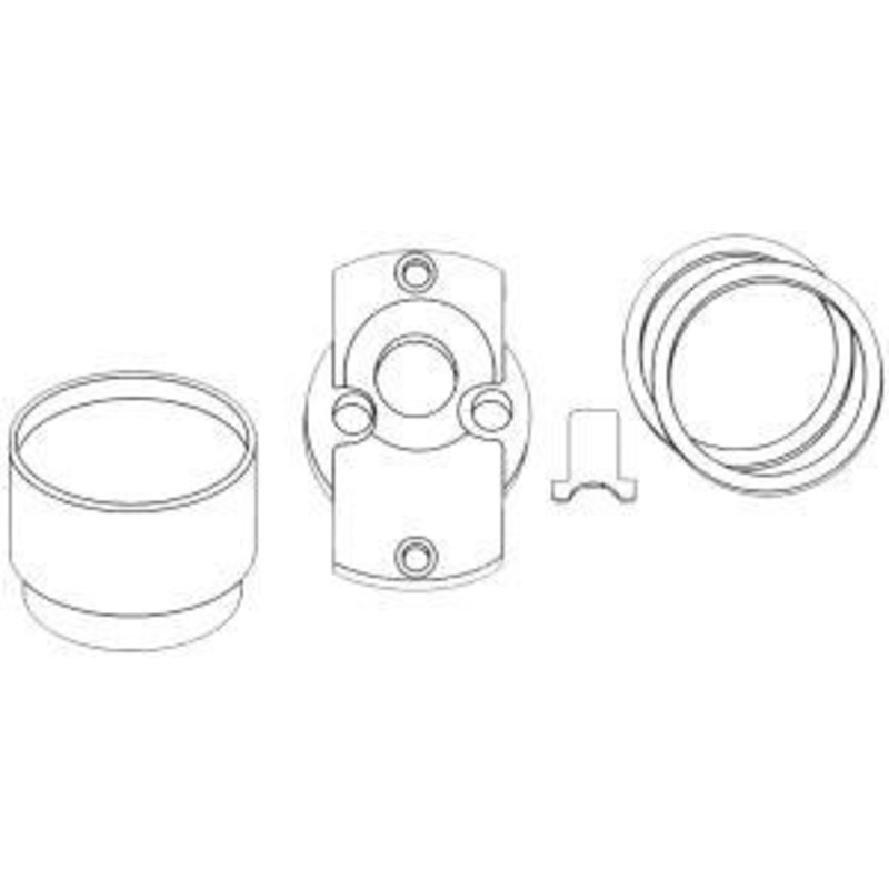 Alarm Lock ET-MIC-US26D Trilogy Exit Trim Medeco Standard Rim Cylinder I/C Core Adapter Kit in Satin Chrome