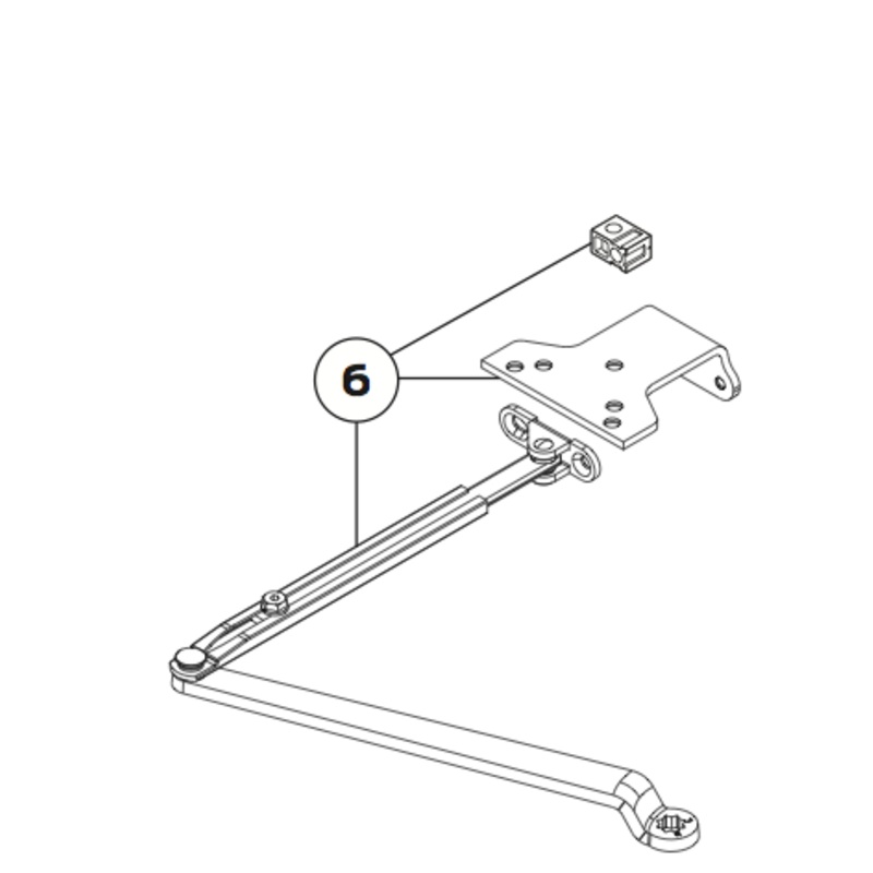 Regular Arm W/62pa Shoe #4040XP-3077/PA US4  LCN