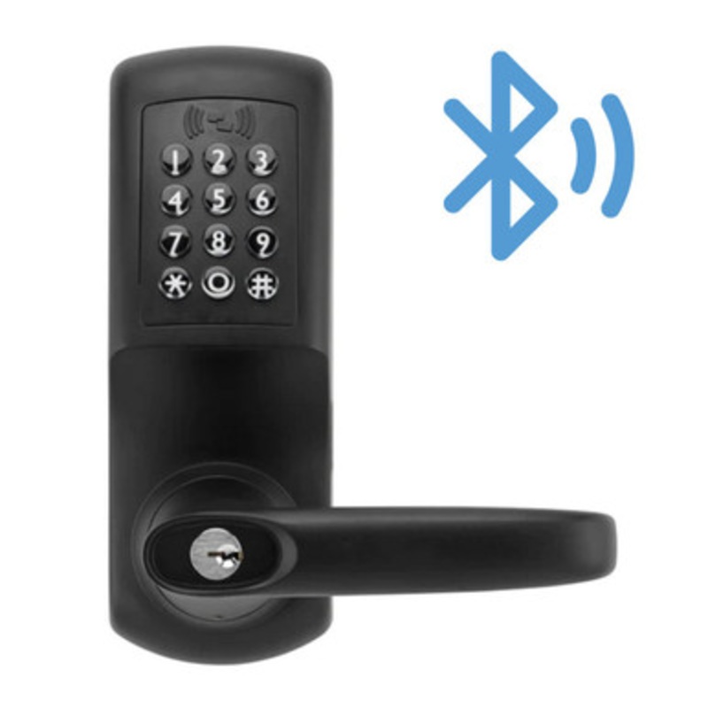KIC5510 KWB BLE & Wi-Fi Enabled Lockset with Tubular Latch (Black)