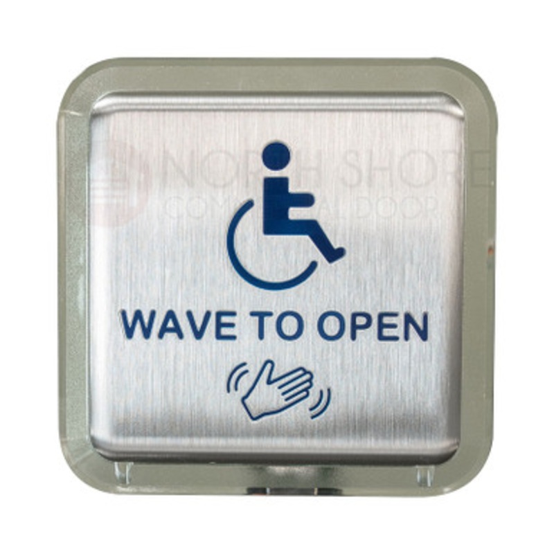 BEA Activation Plates 10MS21HS1  BEA Touchless Actuators Capacitance activation plate, stainless steel, 4.75 In. square (text and logo) 12 to 24 V AC/DC