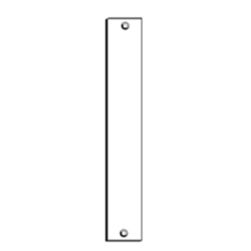 GENERAL LOCK BH-EF-86 Filler Plate, 86 Cutout, 1-1/4 Width x 3/16 Depth x 8 Height, Prime Coated