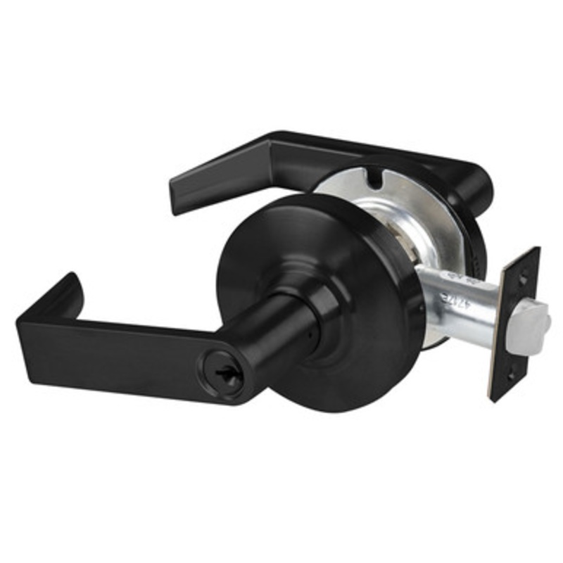 GENERAL LOCK L253S 622 C 234 S ANSI Entry LEVER CLUTCH BLACK with Schlage C Keyway
