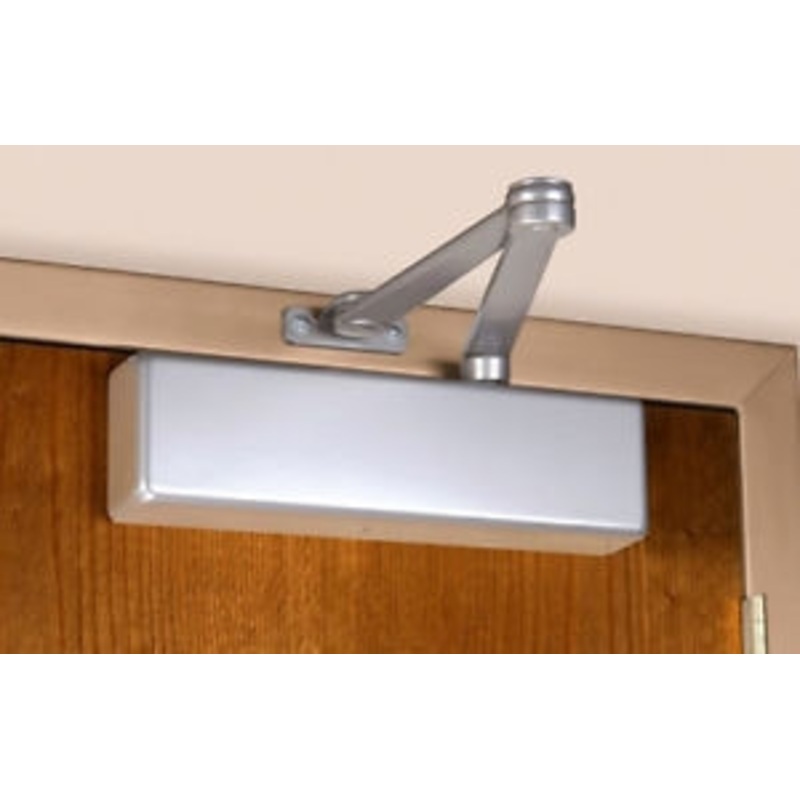 Norton 210 TPN 689 Tri-Packed Door Closer, Adjustable Size 1-6, Aluminum Painted