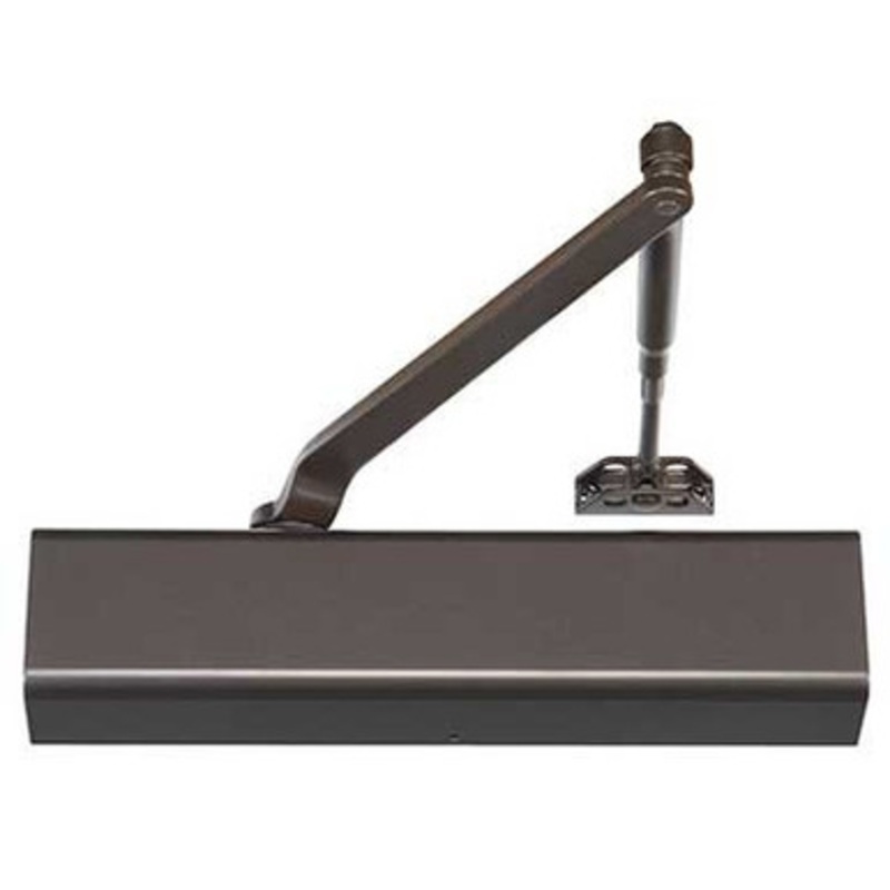 Yale Commercial 2700 Series Architectural Door Closer 2701690 Tri Mount Non Hold Open Door Closer Dark Bronze Finish
