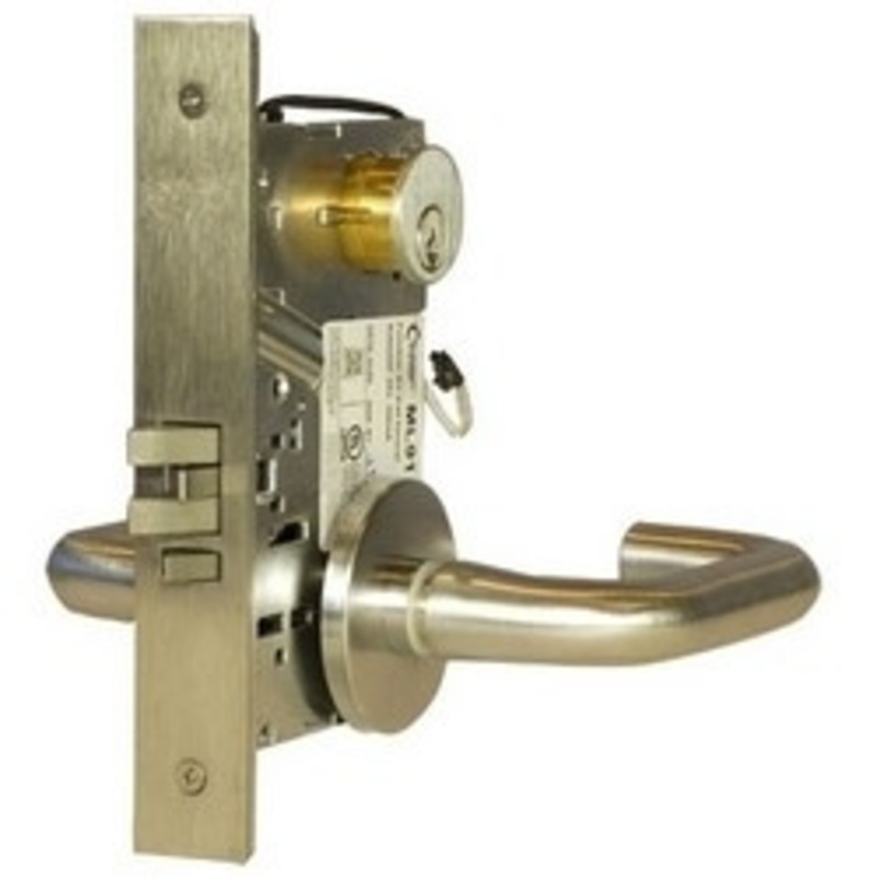 COMMAND ACCESS TECHNOLOGIES | ML480EU CH 24V Mortise Lock Chassis, Electrically Unlock, Schlage, 24 Volt AC/DC, 350 Milliampere, 8 Watt, With Deadbolt, For Entry