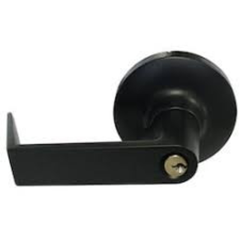 GENERAL LOCK  L180R 613 C 234 S ANSI Cylindrical Leverset, Mechanical, Clutched R-Lever, Grade-1, Square Latch, Schlage C Keyway, 180 Degree, 2-3/4 Backset, ANSI F86 Strike, Dark Bronze, For Storeroom