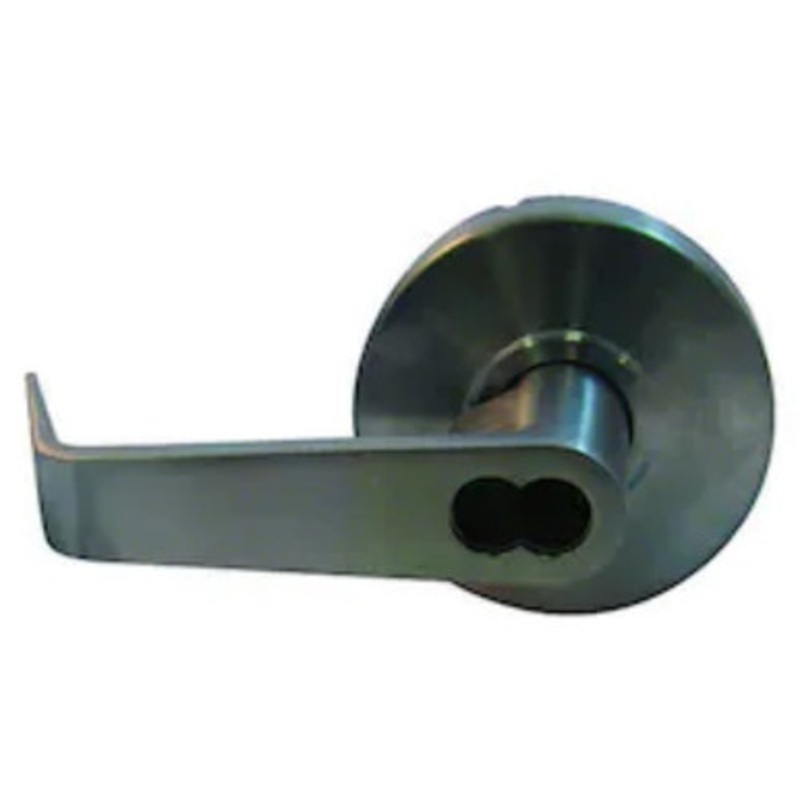 GENERAL LOCK L253S 626 IC 234 S ANSI S Entry/Office Cylindrical Leverset, Clutched S-Lever, Grade-2, Square Latch, SFIC Keyway, 180 Degree