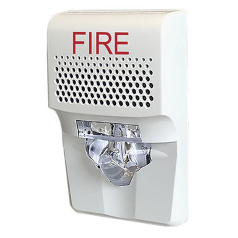 KIDDE EG1AVWF Horn/Strobe, 15-75cd White Fire