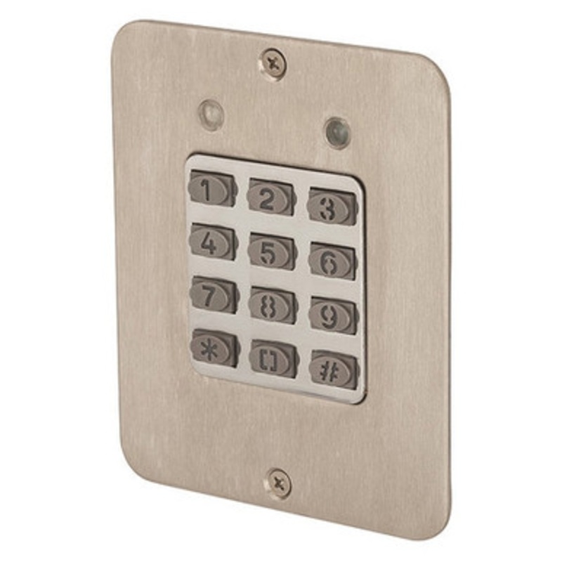 Locknetics / Locknetics Access Control Accessories DKP-165-FM  Locknetics Keypad Digital Keypad, Flush Mount, 480 Users, Timed Anti-Passback