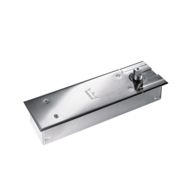 Dorma BTS80 Series Floor-Concealed Door Closer -LH BTS80F-5-74010-LH-626 (EA/1) Left Hand 3/4 Offset 3 h Rated Handed Size 5 for use w/Fire Pkgs No Delay No Hold Open 3/4 Spindle. 626 Satin Chrome