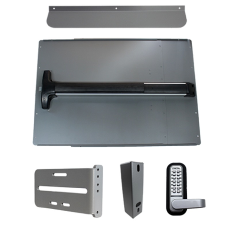 LOCKEY PS62 Standard Panic Shield Security Kit with Detex V-40