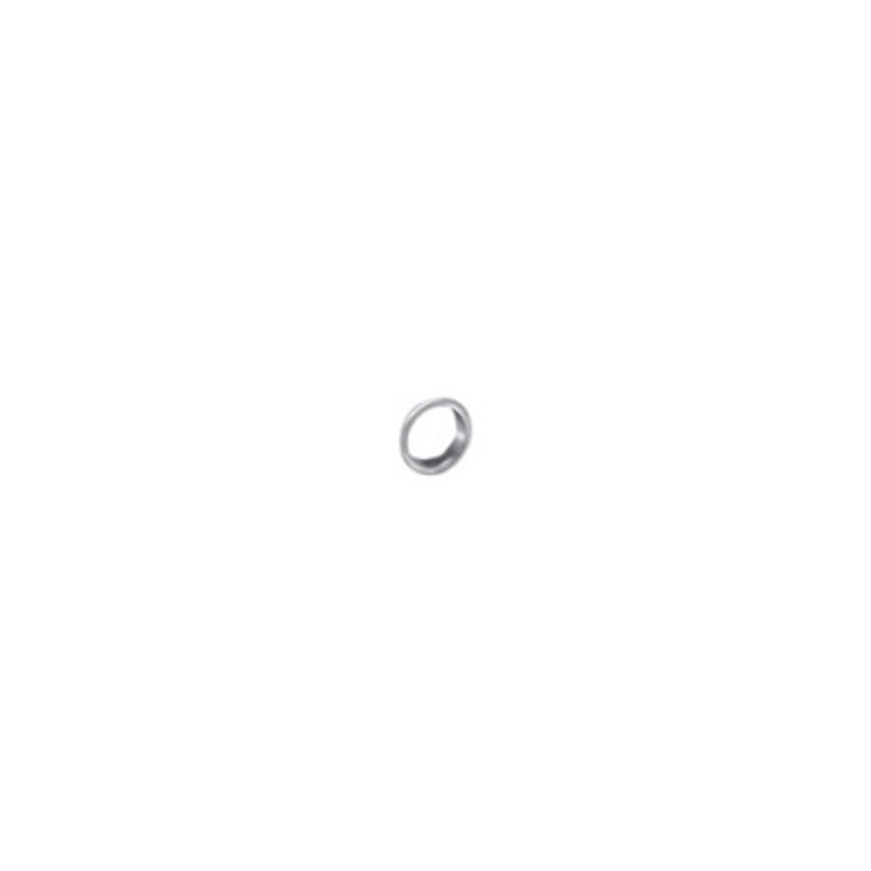 NATIONAL CABINET LOCK C2017-26D Lock Trim Ring, 7/8 Diameter, Dull Chrome