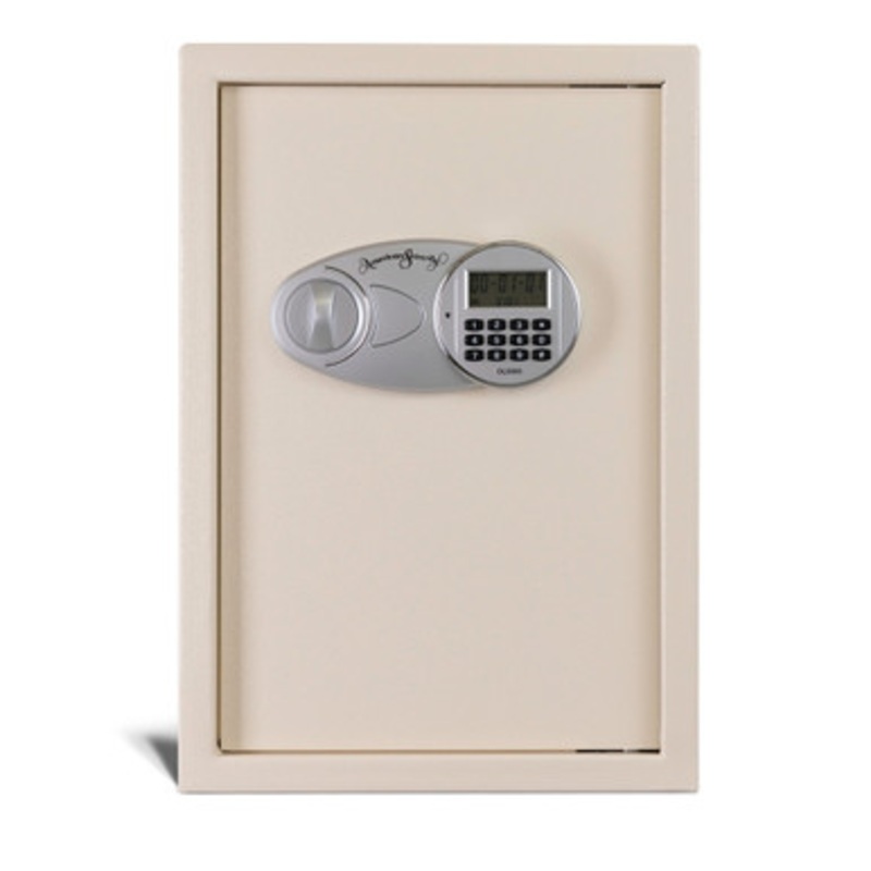 AMSEC AMERICAN SECURITY EST2014  Home Security Safe, Electronic Lock, Compact, 13-3/4 Width x 12-1/4 Depth x 19-3/4 Height, 14 Gauge Solid Steel