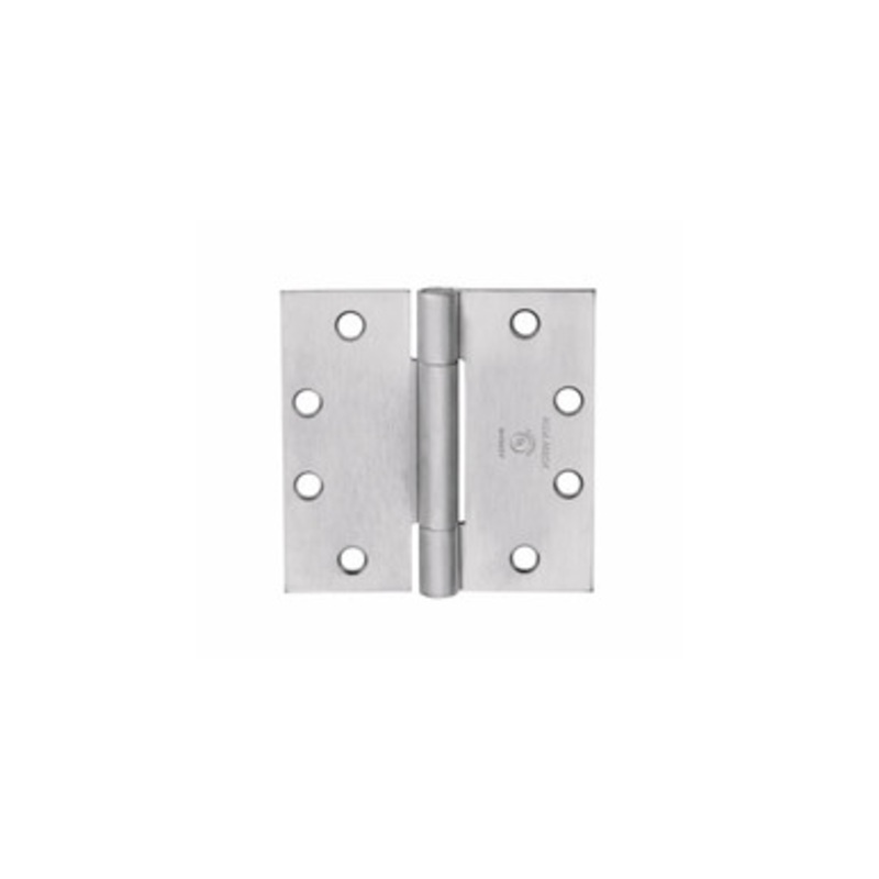 McKinney Full Mortise Hinges TA314 4-1/2X4 32D  3-Knuckle, Standard Weight, 4-1/2 x 4, Square Corner, Satin Stainless Steel