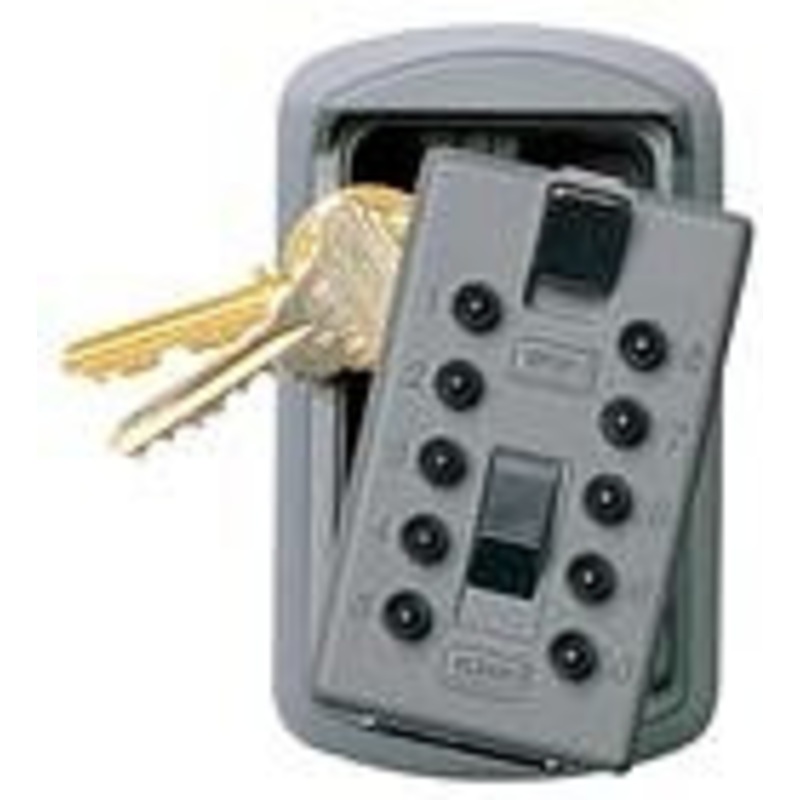 Supra Kidde Keysafe 001193 Slimline 2-Key, Pushbutton, Titanium