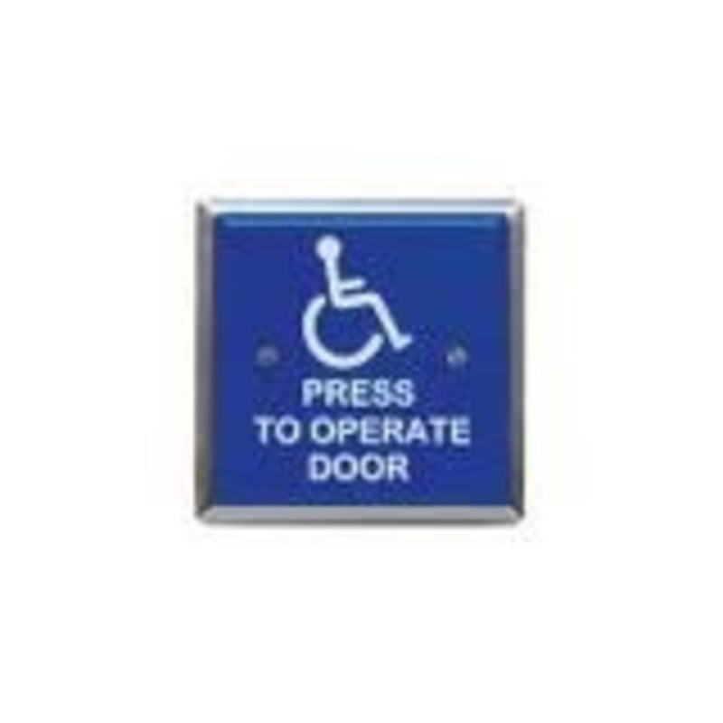 MS SEDCO 59-H 4-1/2 Square Push Plate Switch