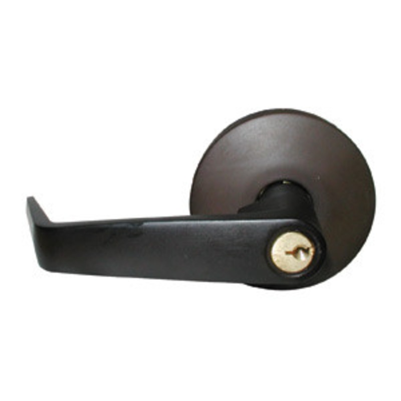 General Lock Classroom Lock, S Lever Design, 2-3/4 Backset, Schlage C Keyway, ANSI Strike, Grade 2-1