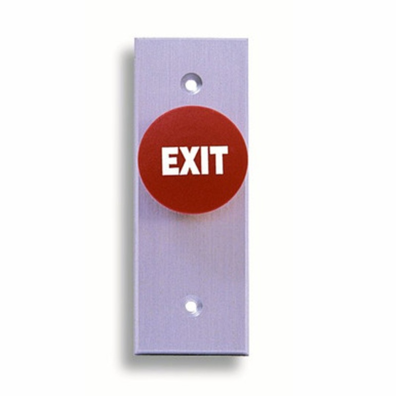 Rutherford Controls RCI 918N-MA Narrow Maintained Tamper Resistant Exit Button