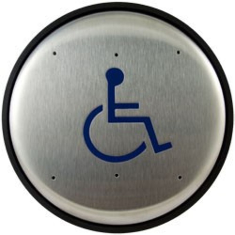 BEA Incorporated BEA 10PBRLL 6 Round Push Plate (Logo Only)