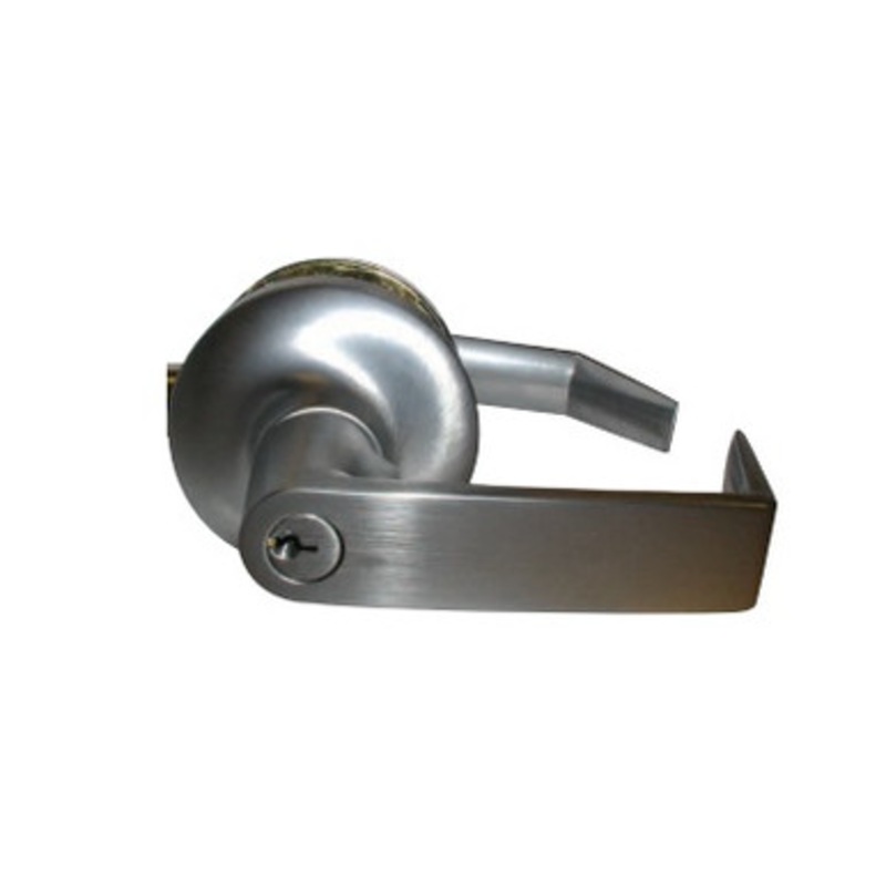General Locks L100 Series Grade 1 Cylindrical Clutched SFIC Leversets – L180R – Storeroom – Less Core – Brushed Chrome